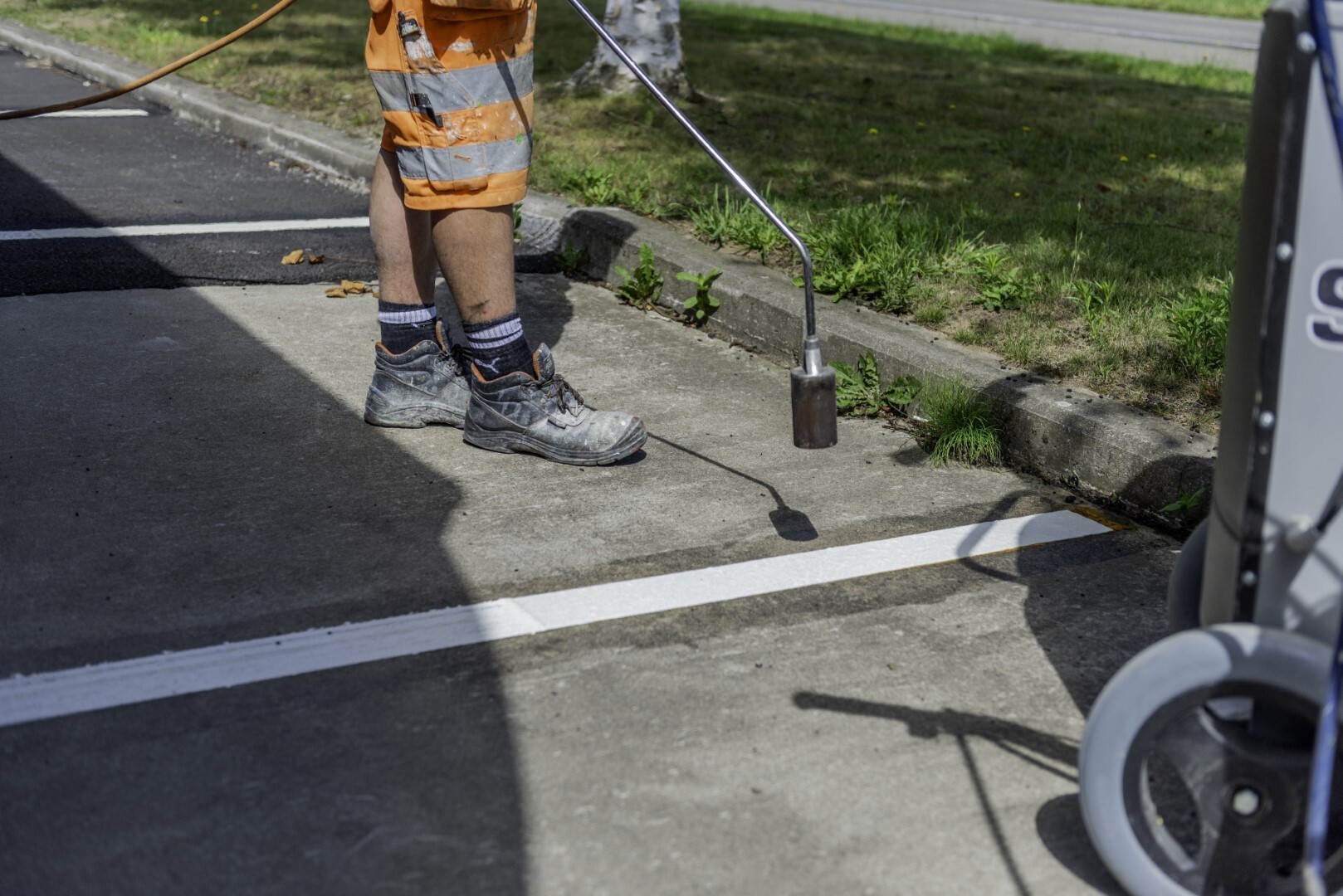 Parkingbelijning in Limburg